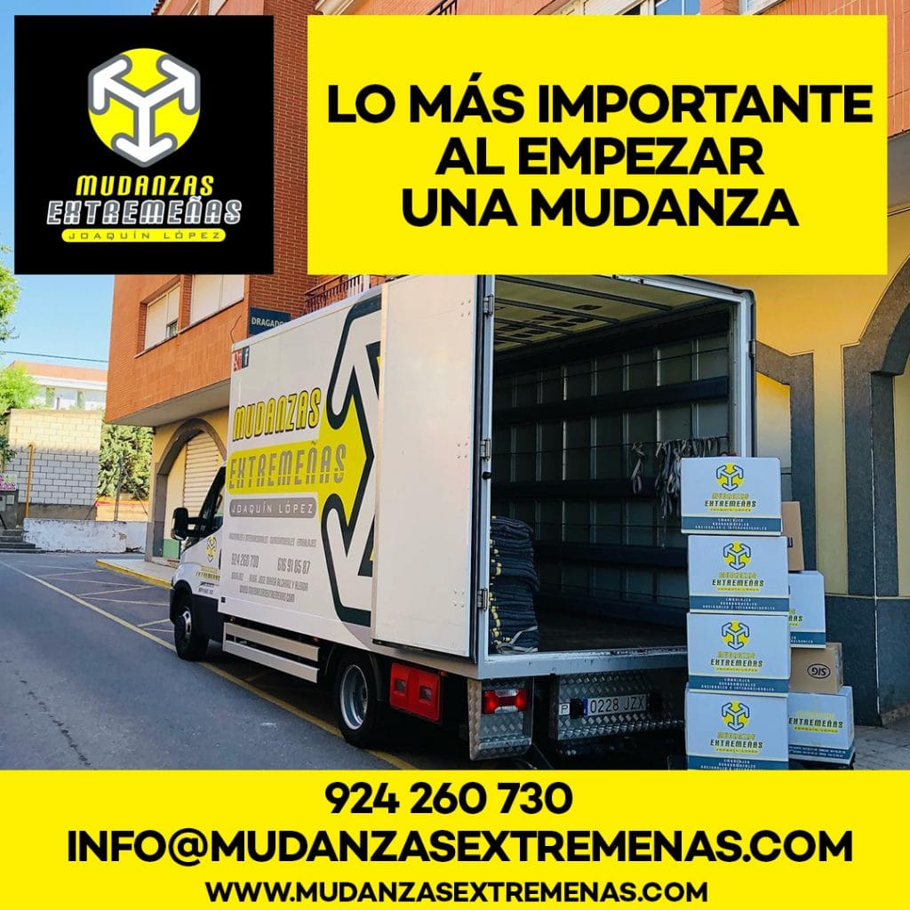 Mudanzas Extremeñas mudanzas locales y mudanzas nacionales - EMPEZAR UNA MUDANZA