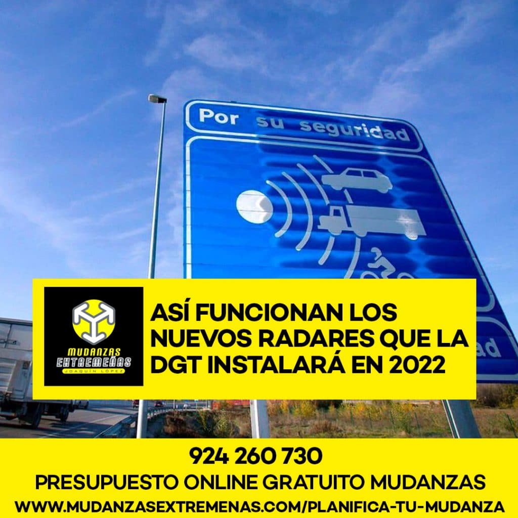 EMPRESA DE MUDANZAS - ASÍ FUNCIONAN LOS NUEVOS RADARES QUE LA DGT INSTALARÁ EN 2022
