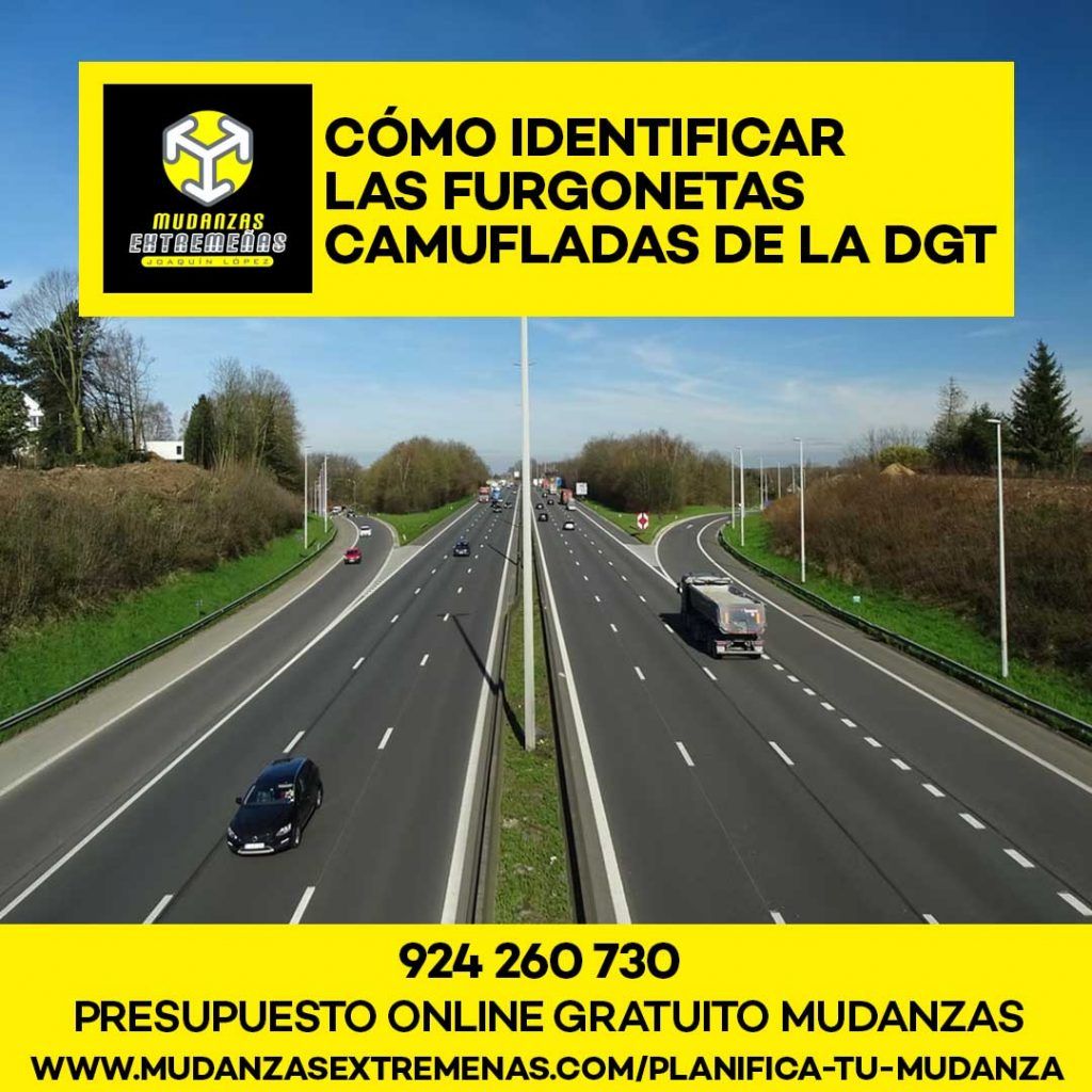 EMPRESA DE MUDANZAS - CÓMO IDENTIFICAR LAS FURGONETAS CAMUFLADAS DE LA DGT