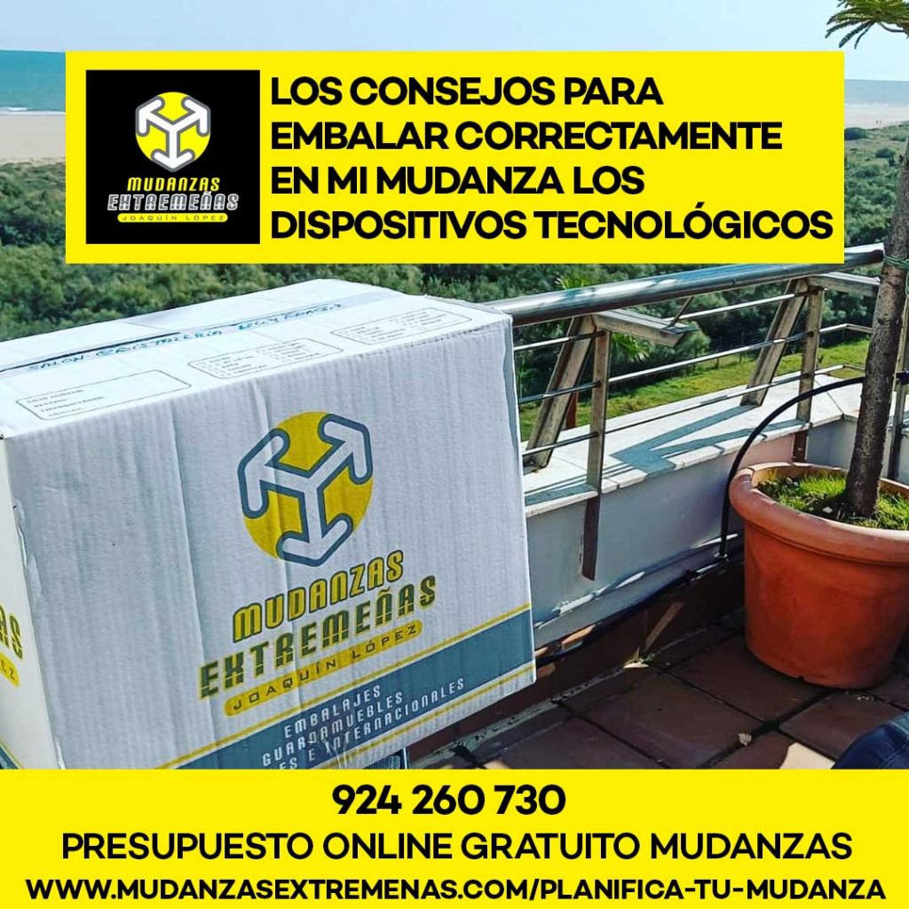 EMPRESA DE MUDANZAS - LOS CONSEJOS PARA EMBALAR CORRECTAMENTE EN MI MUDANZA LOS DISPOSITIVOS TECNOLÓGICOS