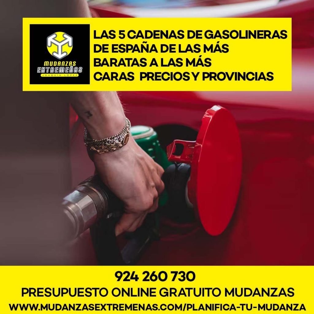 EMPRESA DE MUDANZAS - LAS 5 CADENAS DE GASOLINERAS DE ESPAÑA DE LAS MÁS BARATAS A LAS MÁS CARAS, PRECIOS Y PROVINCIAS foro portada