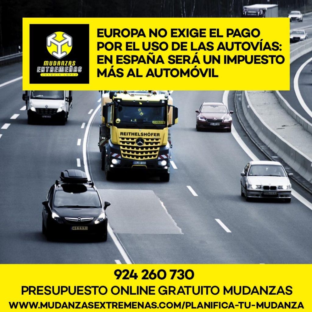 EMPRESA DE MUDANZAS - Europa no exige el pago por el uso de las autovías en España será un impuesto más al automóvil-pixabay useche70