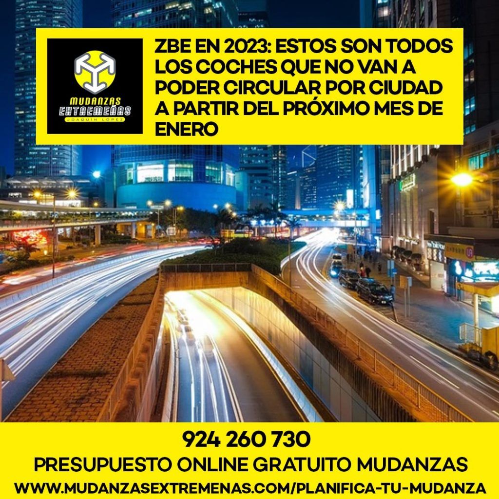 EMPRESA DE MUDANZAS - ZBE EN 2023 Estos son todos los coches que no van a poder circular por ciudad a partir del próximo mes de enero pixabay portada