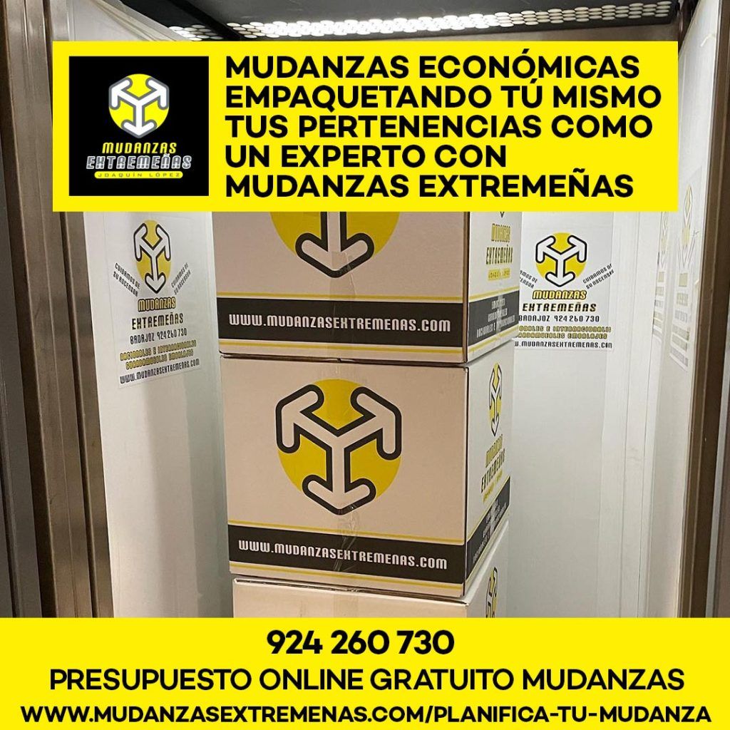 EMPRESA DE MUDANZAS - MUDANZAS ECONÓMICAS EMPAQUETANDO TÚ MISMO TUS PERTENENCIAS COMO UN EXPERTO CON MUDANZAS EXTREMEÑAS