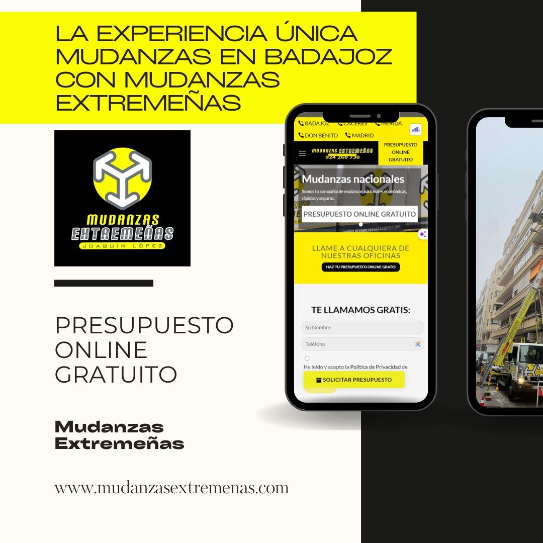 LA EXPERIENCIA ÚNICA DE MUDANZAS EN BADAJOZ CON MUDANZAS EXTREMEÑAS