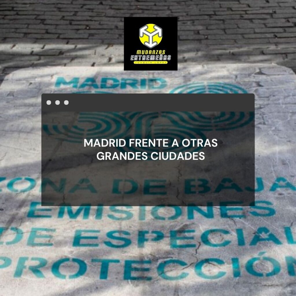Madrid frente a otras grandes ciudades
