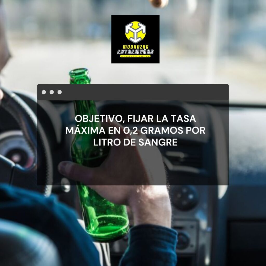 Objetivo, fijar la tasa máxima en 0,2 gramos por litro de sangre