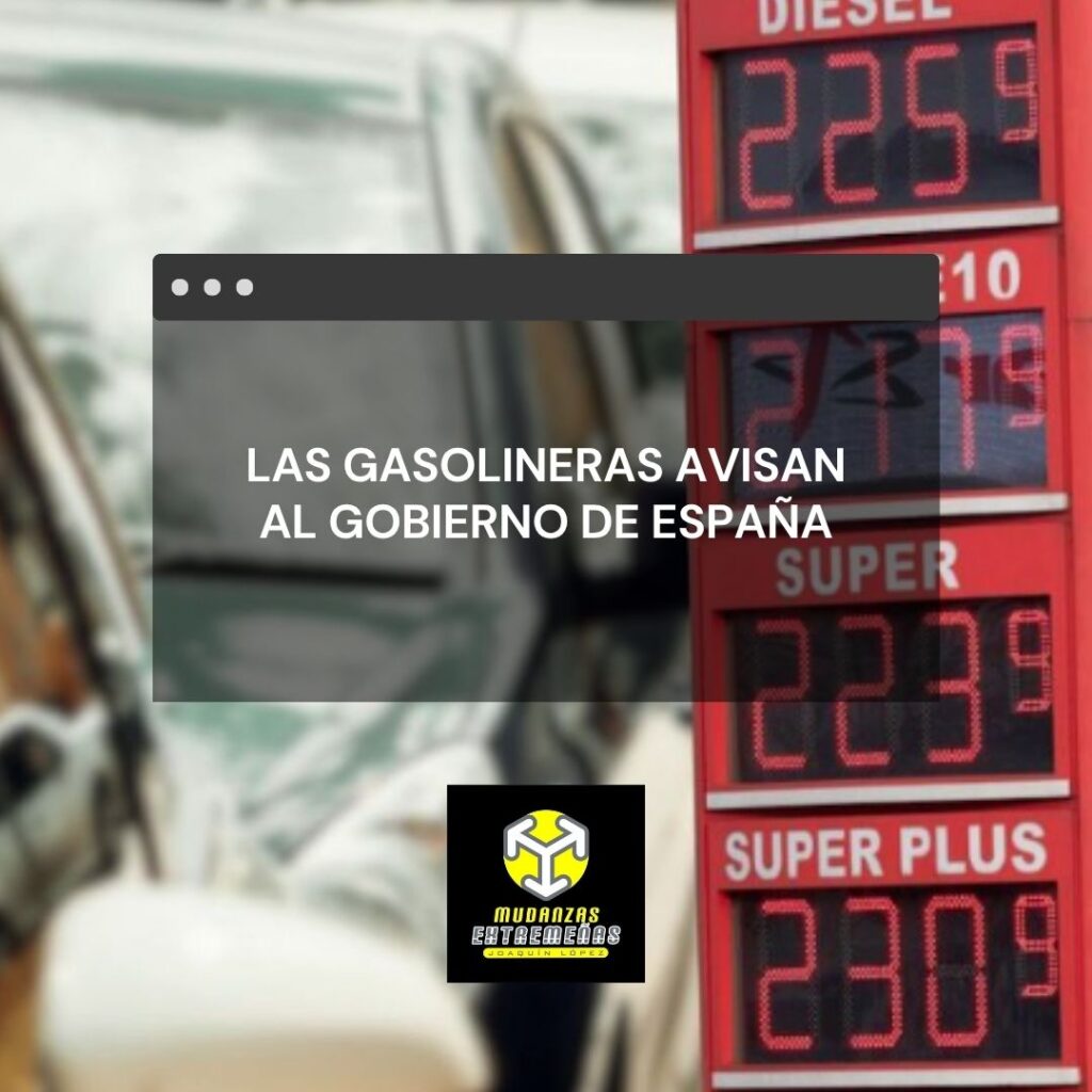 Las gasolineras avisan al Gobierno de España